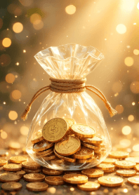 Money Bag and Gold Coins V.8