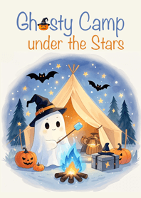 Ghosty Camp under the Stars (Blue)
