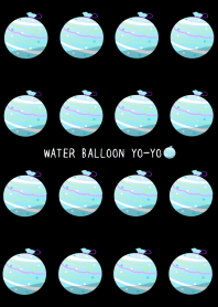 LIGHT BLUE WATER BALLOON YO-YO/BLACK