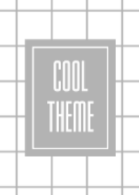Cool monochrome theme