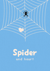 Spider & heart ver_Blue1