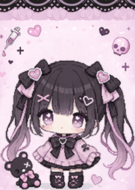 Pixel Art Jirai-girl