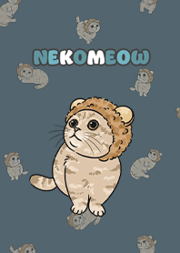 nekomeow13 - dark steel blue