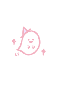 Biepo Simple 16-4 Cute ghost (pink )