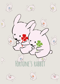 Beige & Khaki / Fortune's rabbit