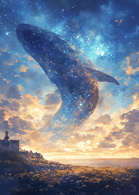 閃耀銀河藍鯨❤️星空藍