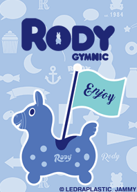 Cute blue Rody