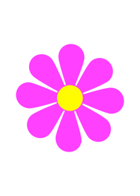 シンプル ピンク フラワー 花 Ver.1