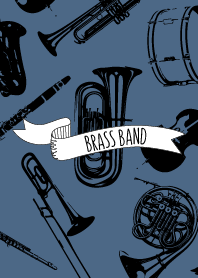 Brass band-Navy beige WV