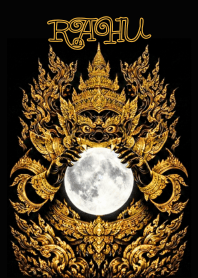 拉胡天神吞月黃金力量