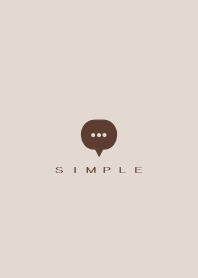SIMPLE(beige brown)V.1437b