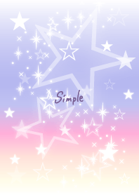 Stars sparkling simple2 from Japan