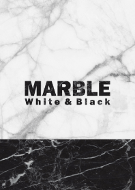 Marble X White & Black