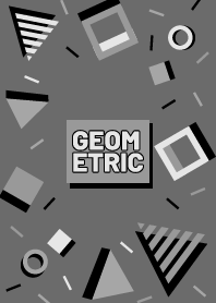 Flat Geometric Dove Gray 2