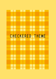 ORANGE CHECKERED THEME-YELLOW