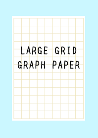 LARGE BEIGE GRID GRAPH PAPER/LIGHT BLUE