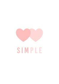 SIMPLE HEART 3 (L)  - WHxPASTEL 009