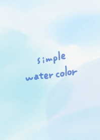 simple watercolor theme