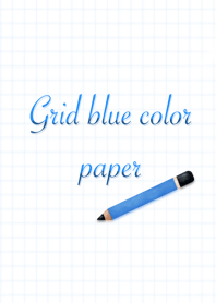 Grid blue color paper
