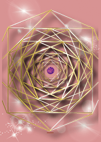 Red : February Amethyst & Octagon