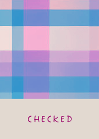 CHECKED LIGHTBLUE PINK - BROWN 9