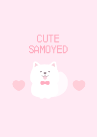Cute Samoyed simple2 pink
