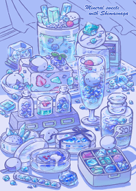 Mineral sweets with Shimaenaga