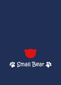 Small Bear *NAVY+RED 2*