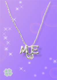 イニシャル30 M&E （四つ葉のクローバー）