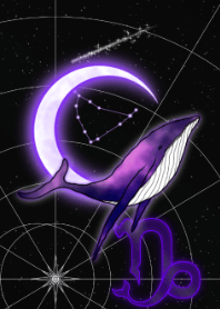 クジラと山羊座 -紫-