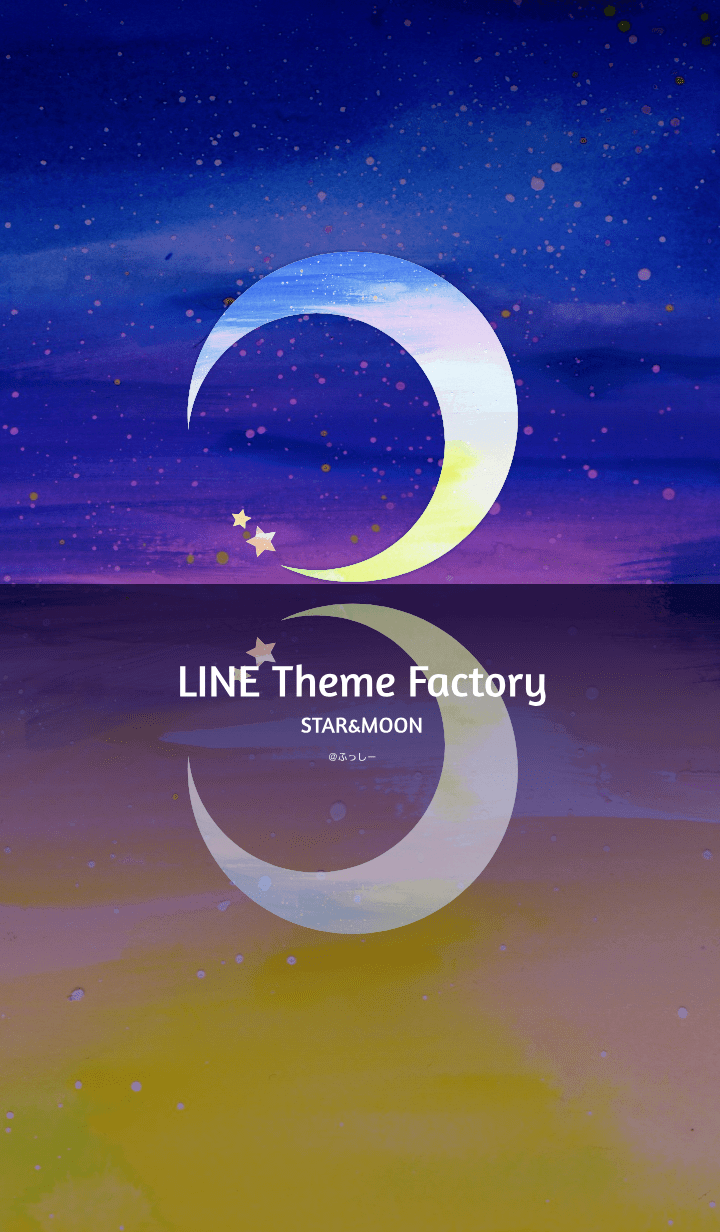 <LINE Theme Factory> STAR&MOON