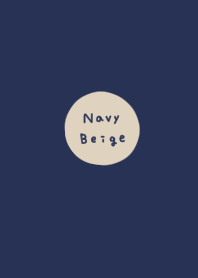 Navy and beige.