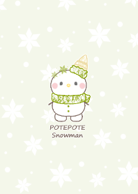 POTEPOTE Snowman -Matcha-