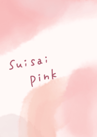 watercolor blur pink