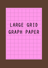 PINK-BLACK GRAPH PAPER/DEEP BROWN
