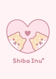 Shiba Inu Heart [Pink]