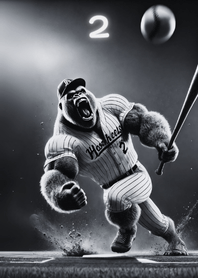 ゴリラ×ベースボール（野球）！第２弾