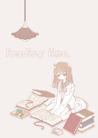 เวลาอ่านหนังสือ.