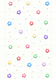 Mini colorful flowers 10 (Pp)