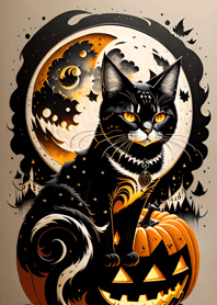 halloween cat F97EC1