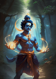 Krishna, god of protection