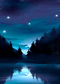 Beautiful starry night view#1147