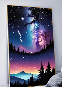 Bright Moon and Dawn 69569F