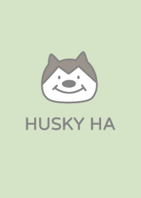 Simple Husky Ha - Green