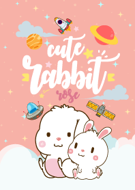 Rabbit Lovely Galaxy Old Rose