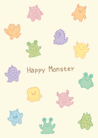 Happy Colorful Monster9