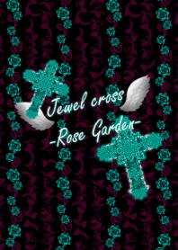 Jewel cross -Rose Garden-