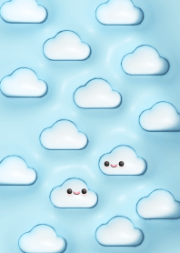Cute weather doll._blue