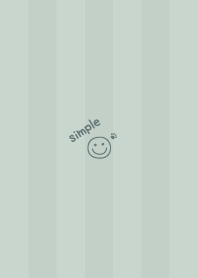 Smile Pad =Dullness Green= Stripe