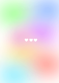Rainbow little heart